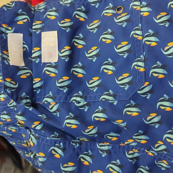 Bugatchi Archer Fish Print Swim Trunks - Picture 12 of 14